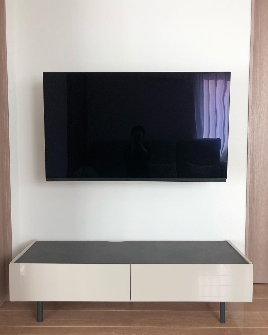 テレビボード　WVシリーズ（シルキーアッシュ、横幅：120cm）