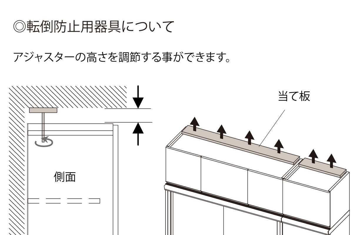 Topic パモウナの家具の耐震対策について | 家具・インテリアの 