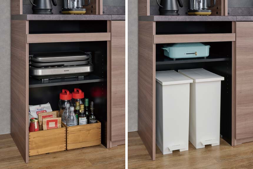 オープン収納部