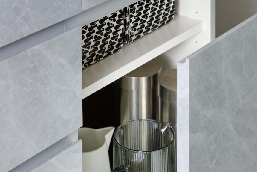 CPフラットな引手デザイン