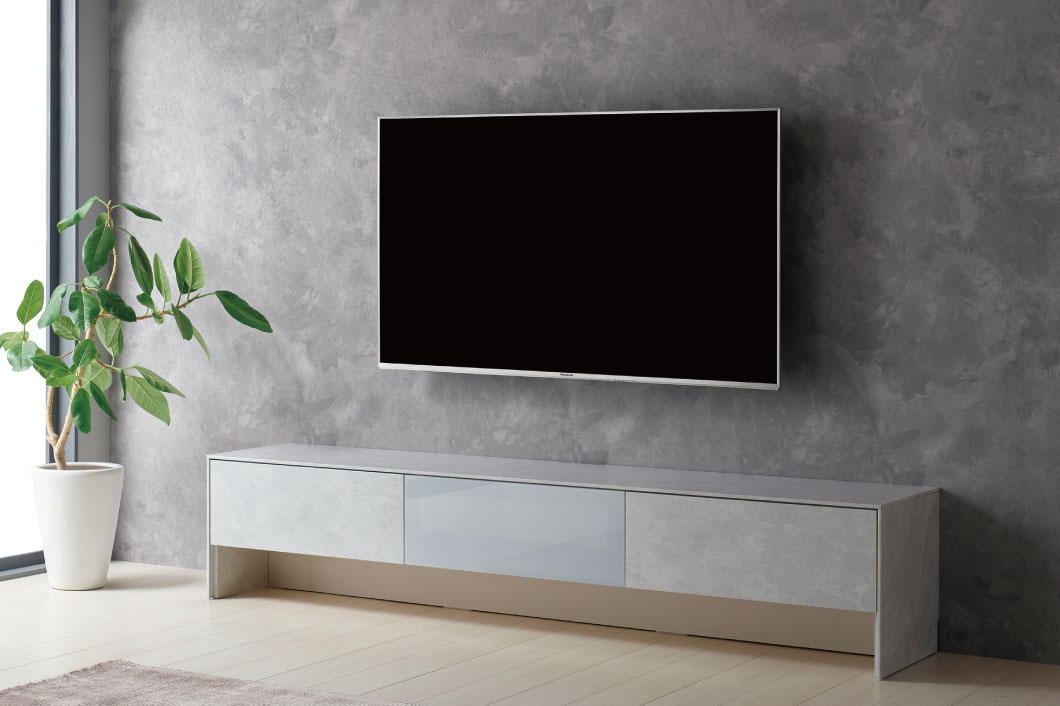 LIテレビボード　サイズ：横幅209×奥行42×高さ42cm