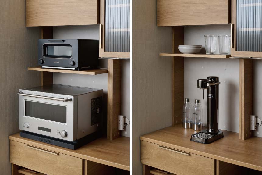 NWサイドアイテム家電タワー棚板