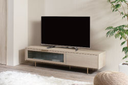 NWテレビボード　幅150cm　カラー：シルキーナット