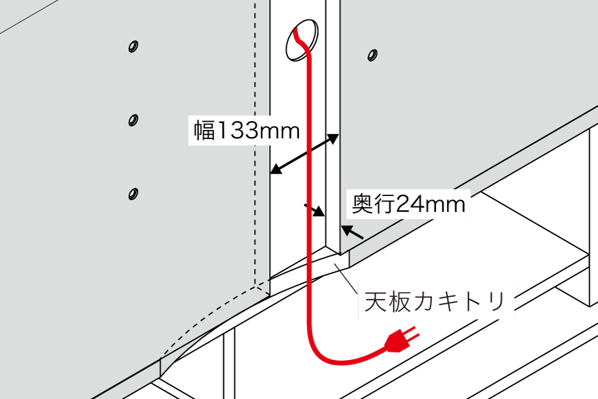 WS テレビ配線について