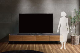 【しなも】テレビ台 楽天市場】TV台収納プランB 壁面 テレビ台 まるで造り付け 長