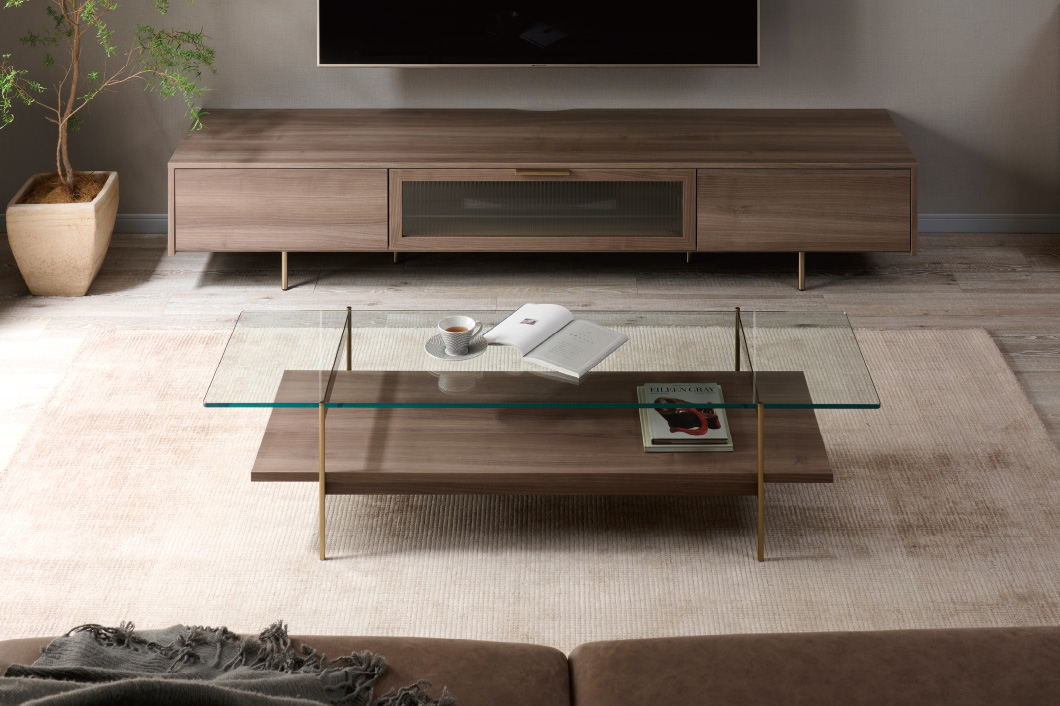 幅140cm/カラー：グレイッシュナット