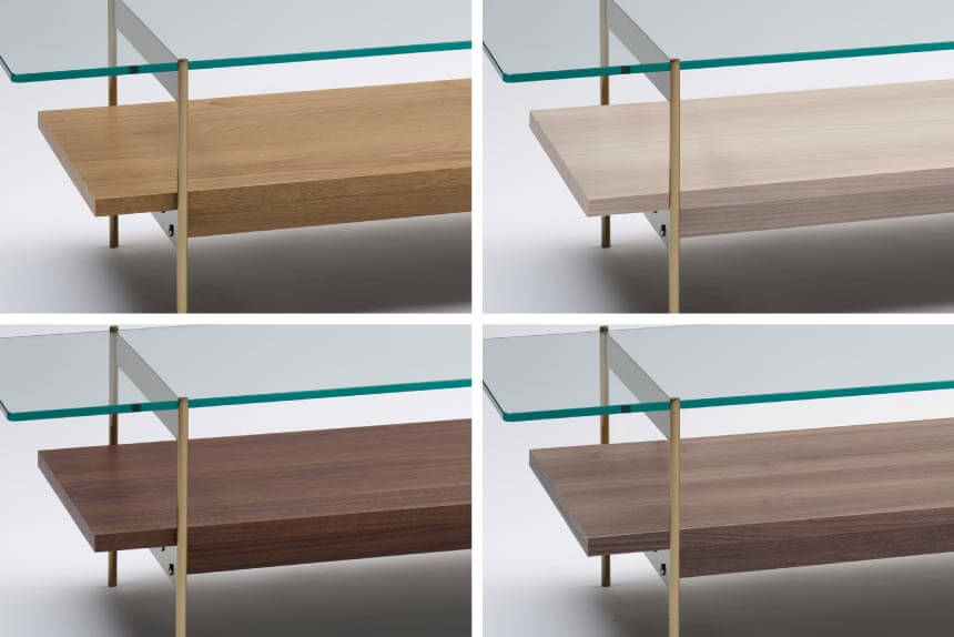 木製棚板は4色から選べます