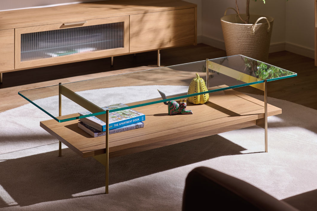 ラスティックオークのNWテーブルレイアウト