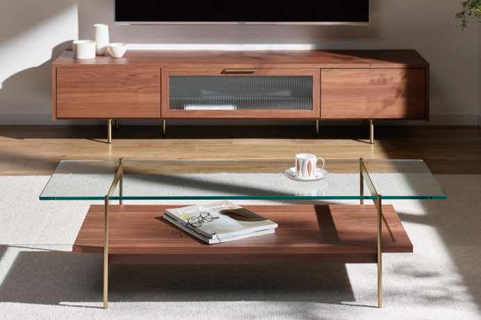 インテリアを統一できるシリーズ展開