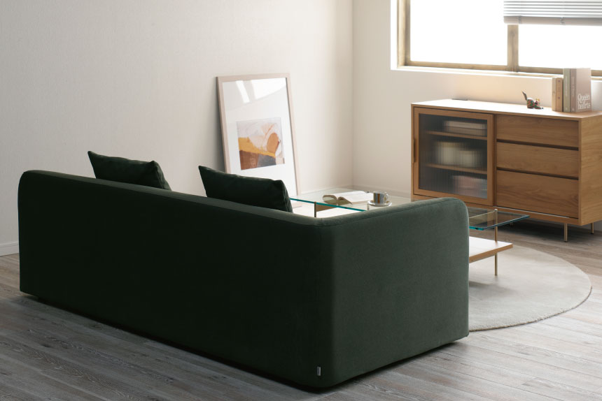 バックスタイルも美しい仕上がり。