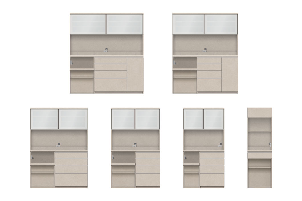 YS食器棚下台オープンタイプ