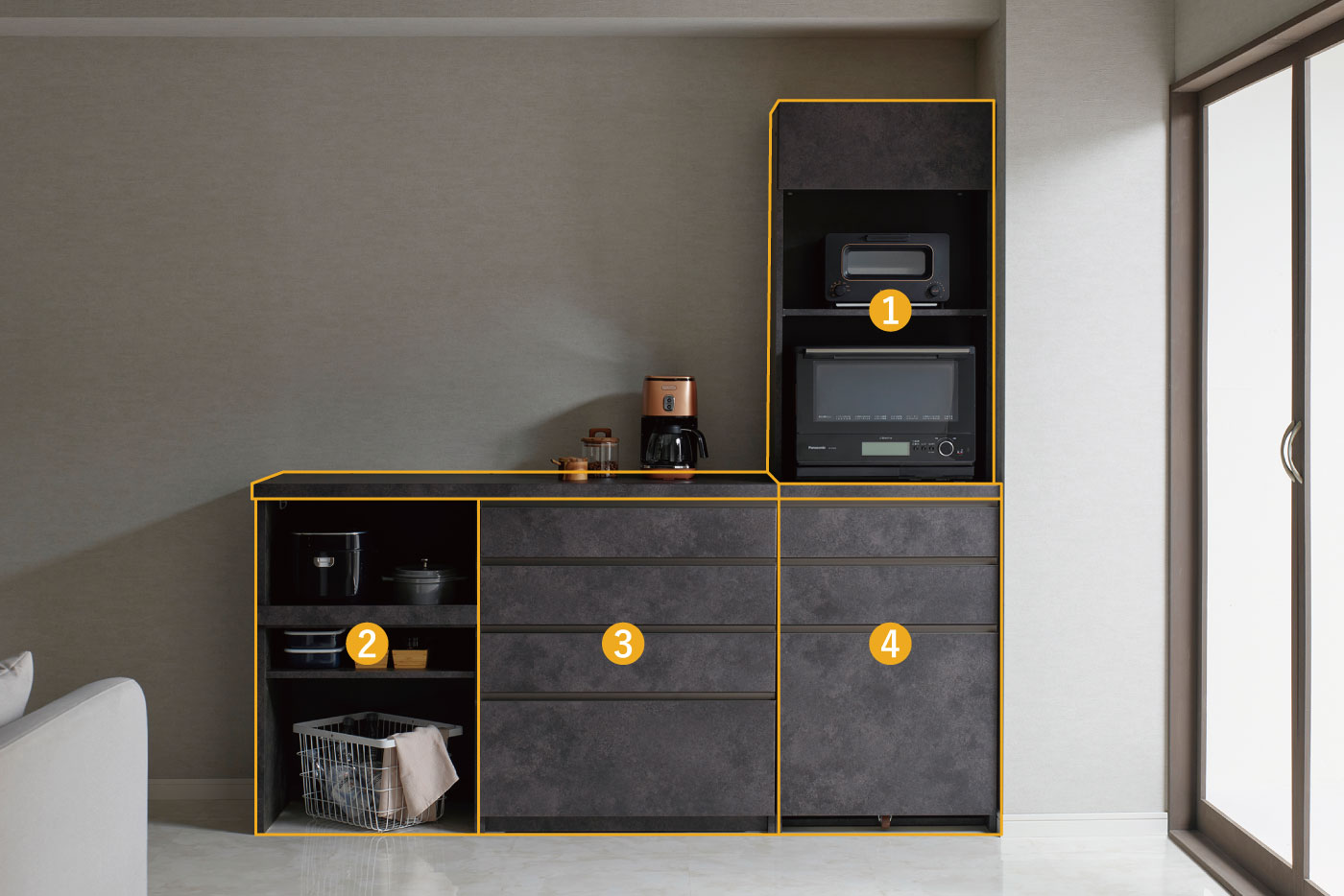 YSレイアウト例4をパーツごとに説明