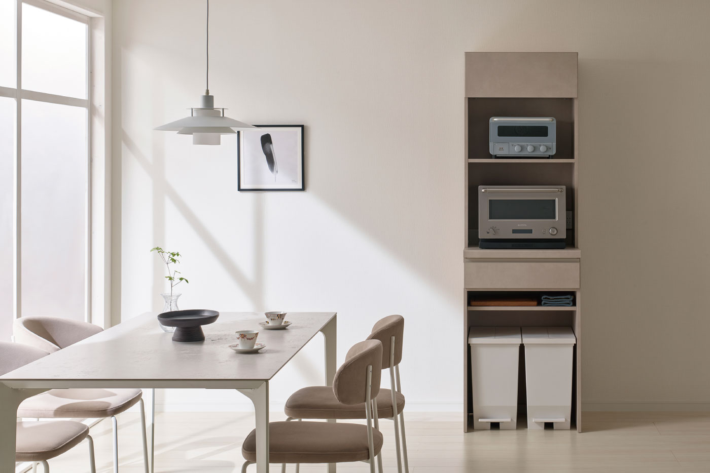 YSレイアウト例6（ラスターベージュ、幅180cm）