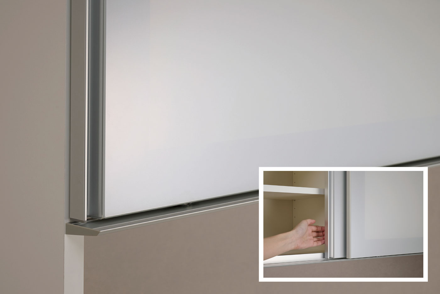 YSシリーズ上台引戸はアウトセット仕様