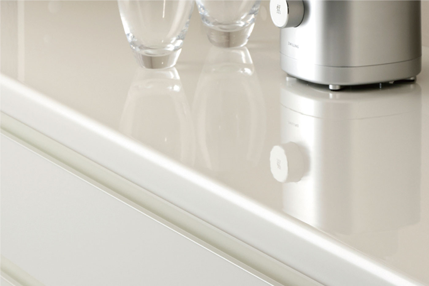 YSのダイヤモンドハイグロス天板