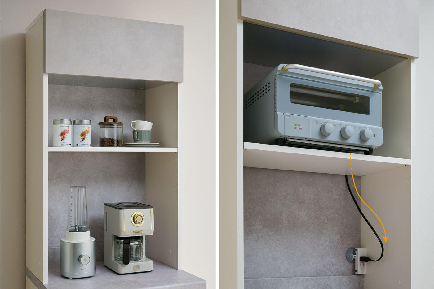 JNサイドアイテムの家電タワー