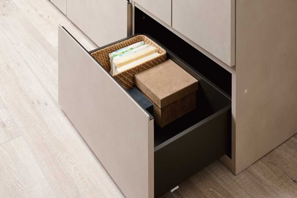 KPキャビネット-引出収納