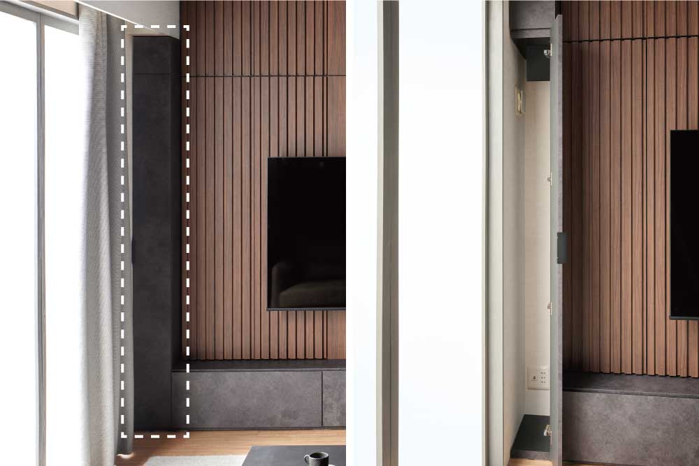 KPテレビボードサイドドアフィラー