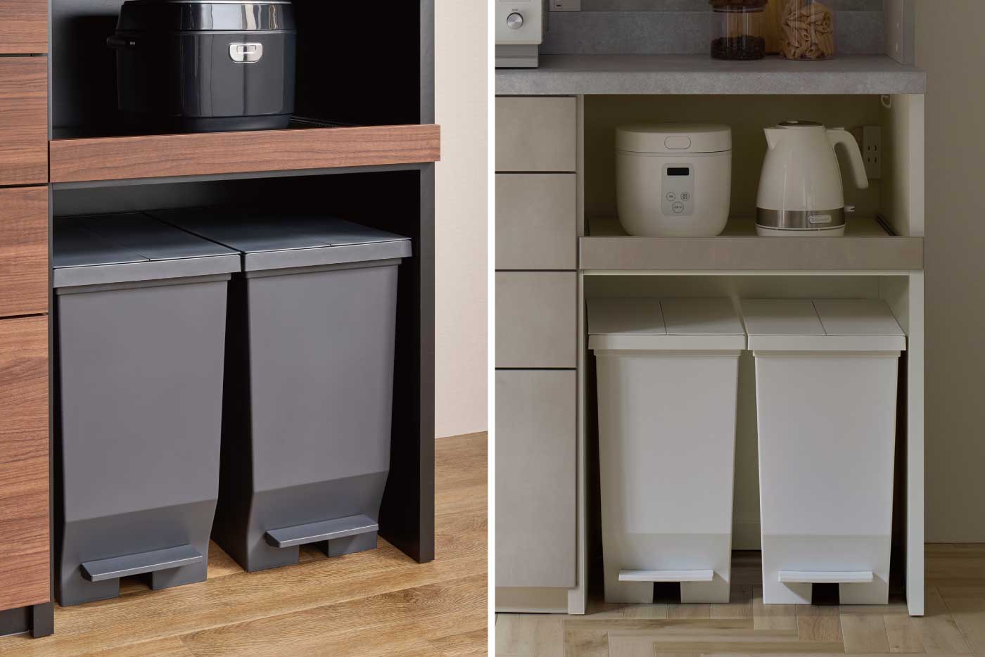 RURL食器棚のオープン収納