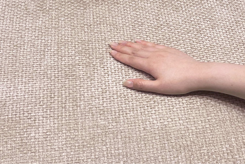 フルカバーリング仕様のファブリック
